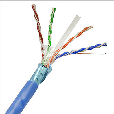 سترة LDPE 1000ft كابل FTP 23AWG Cat6 ، كابلات Cat 6 Ethernet