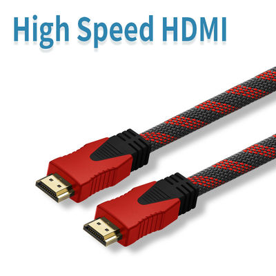 1080P النحاس 19pin ذكر إلى ذكر كابل HDMI عالي السرعة مع إيثرنت