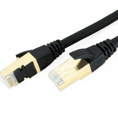 مخصص CE ROHS FTP SFTP Rj45 التوصيل Cat7 Patch Cord ، Cat 7 Ethernet Cable 1000ft
