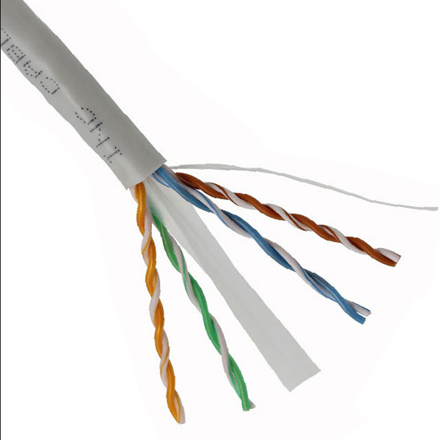 SF / UTP 6 أزواج 24AWG 23AWG Cat5e Cat 6 كابل UTP Lan داخلي