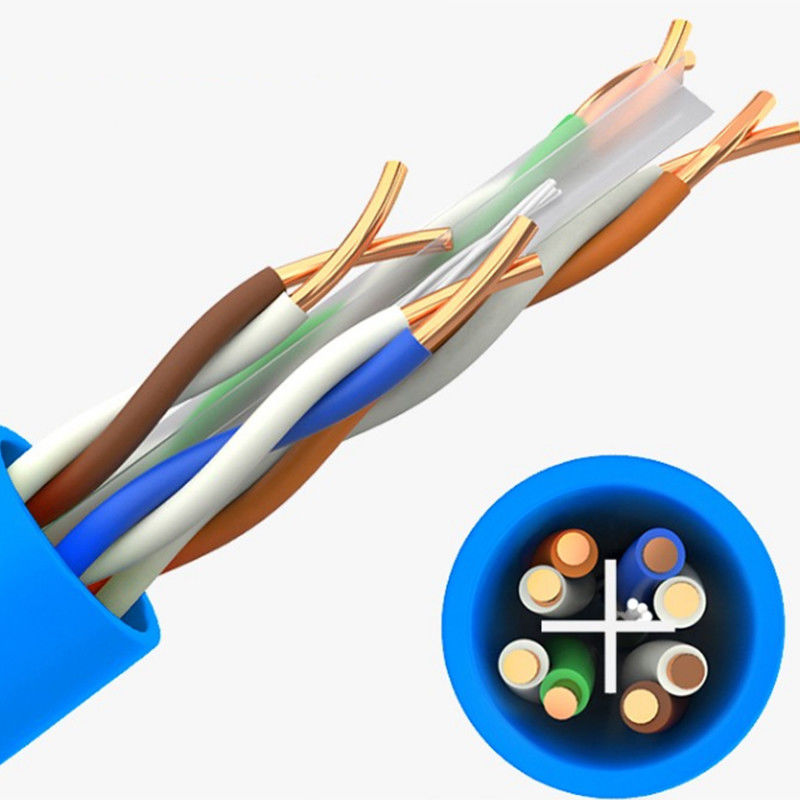 كابل LAN UTP Cat6 عالي السرعة وكابل Ethernet للشبكة 305M الطول 23 AWG