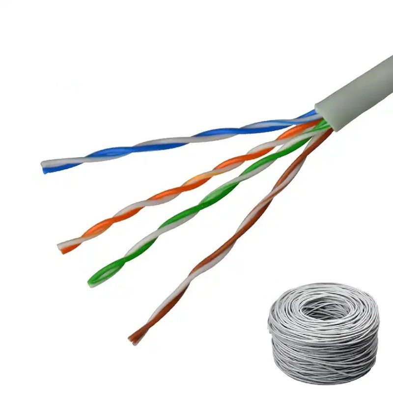 كابل RJ45 LAN فئة 5e 24 AWG مقاس الموصي سترة PVC للاتصال السلس