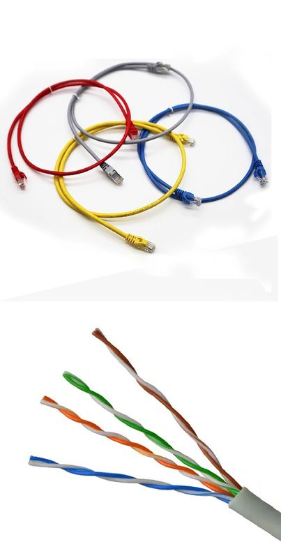 LSZH جاكيت CAT5E سلك التصحيح للاتصال بالشبكة المنزلية والمكتبية