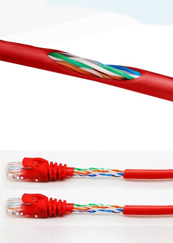 UTP Shield 24AWG Cat6 Patch Cord Ethernet Patch Cable للاتصال السلس