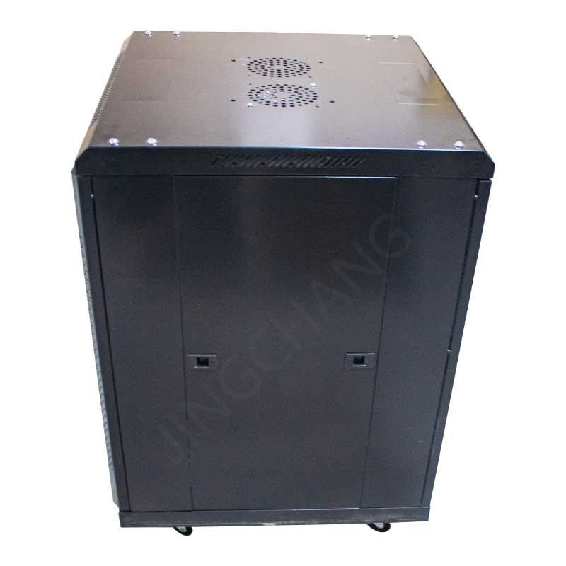 حزمة الشبكة 18U مع هيكل 4 أعمدة لتحسين التنظيم