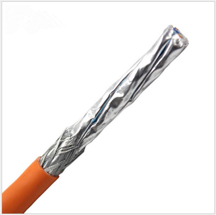 305 م محمية 23awg 0.58mm نحاسي عاري CAT7 LAN كابل ، كابل شبكة Cat 7