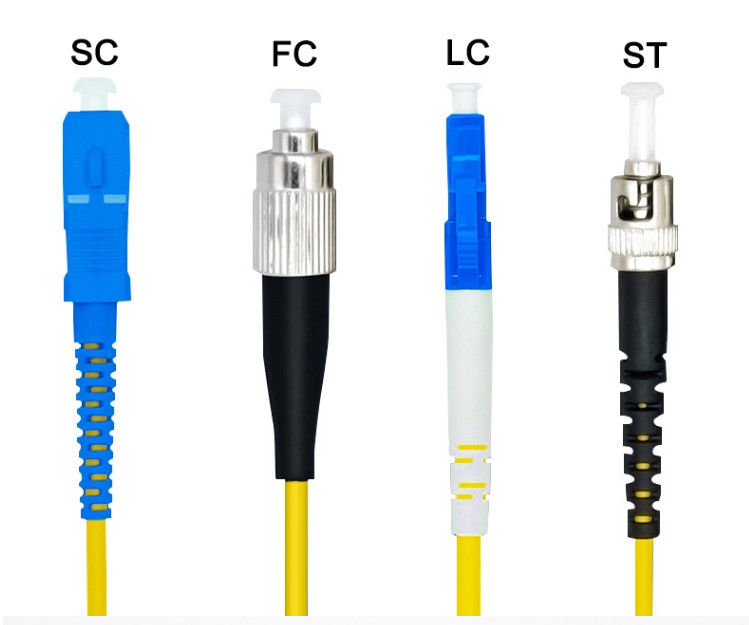 SC UPC-ST UPC-SM-DUPLEX موصل مزدوج الألياف البصرية التصحيح الحبل