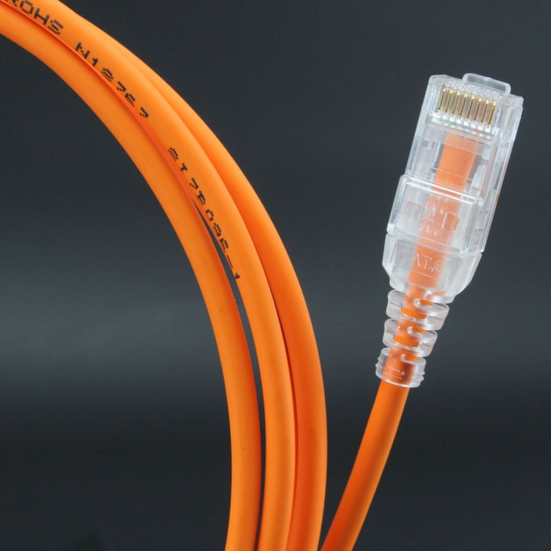 سلك تصحيح LSZH PVC Cat6 عالي السرعة مستقر ، كابل إيثرنت 1000 قدم من Cat6