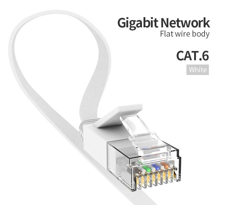24AWG FTP UTP Cat6 Patch Cord ، Amp Patch Cord Cat6 للإيثرنت