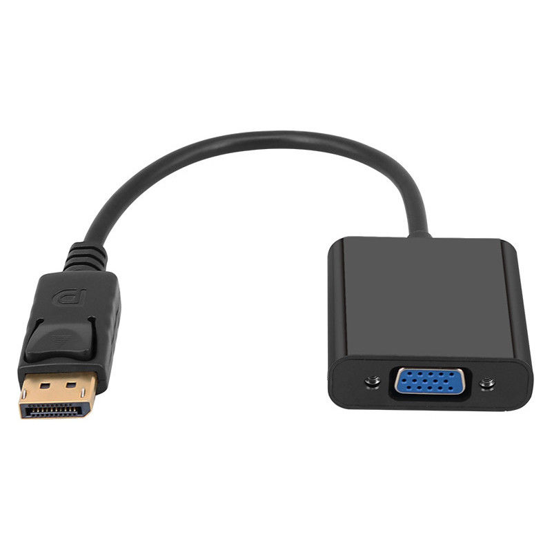 1080p منفذ عرض Thunderbolt ذكر إلى أنثى VGA Displayport إلى كابل شاشة VGA