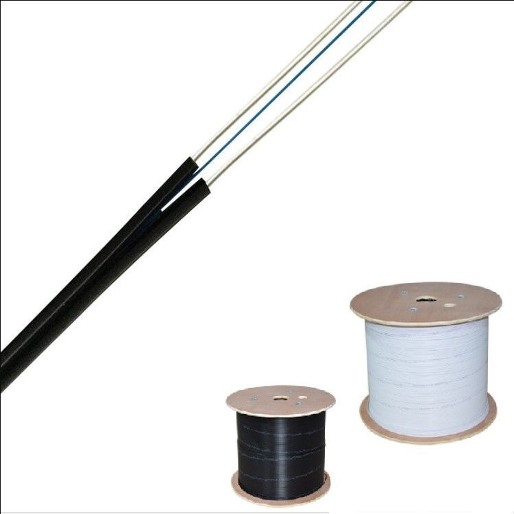 G652d G657a GYFTY FTTH كابل الألياف البصرية الداخلي والخارجي ذاتي الدعم