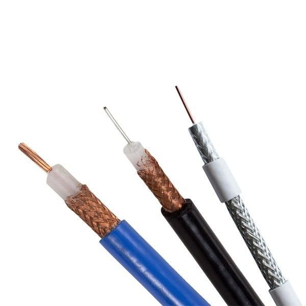 RG6 RG7 RG213 RG11 RF RG58 كبل تلفاز متحد المحور أسود اللون