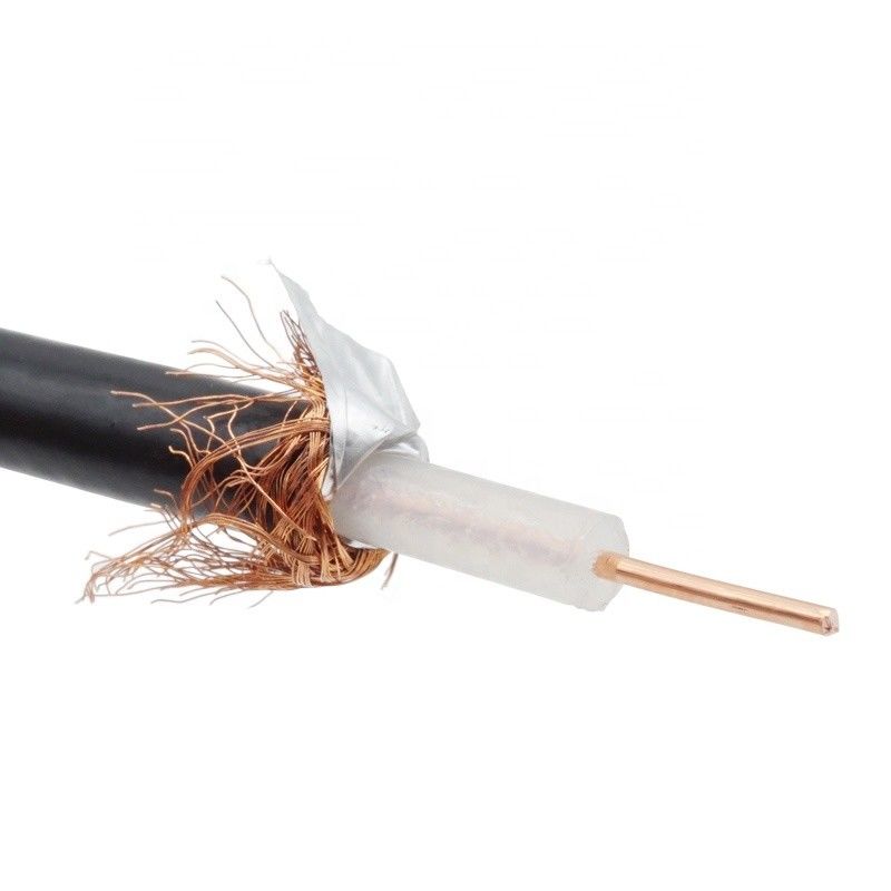 RG6 RG7 RG213 RG11 RF RG58 كبل تلفاز متحد المحور أسود اللون