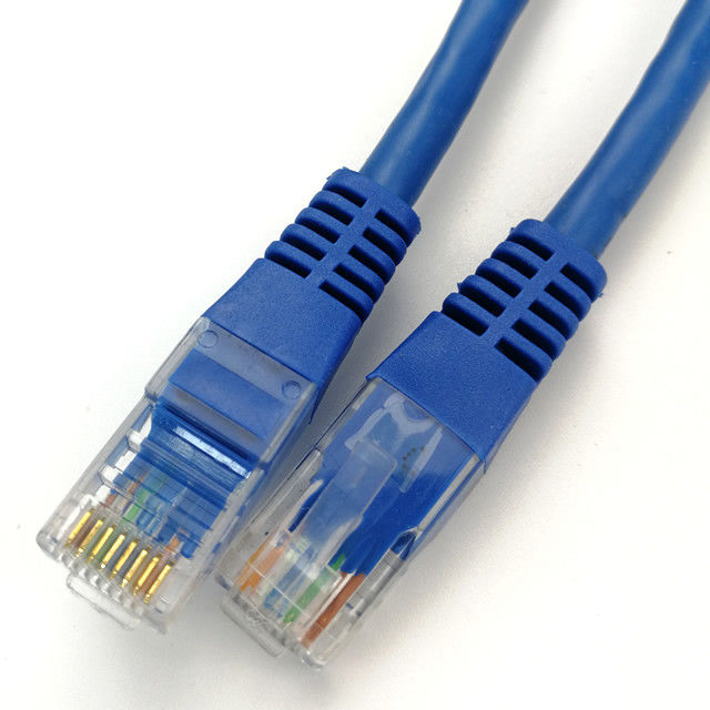 كابل UTP Cat5e Rj45 إلى RJ45 Network Ethernet Patch Cord أصفر