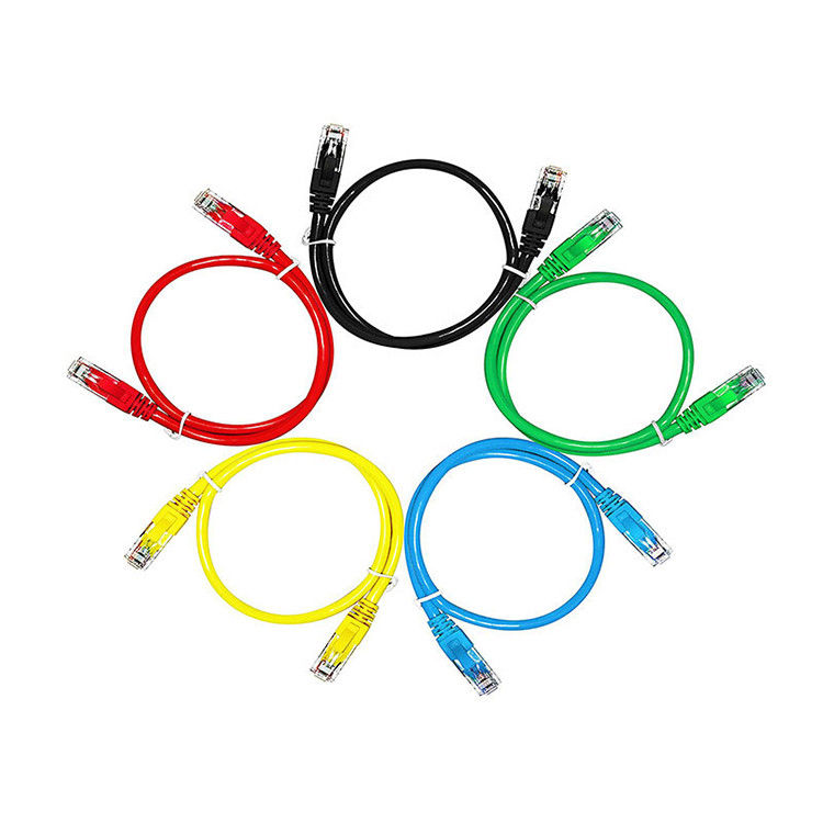 26AWG Bare Copper PVC LSZH 3M 5M 10M Network Patch Cord