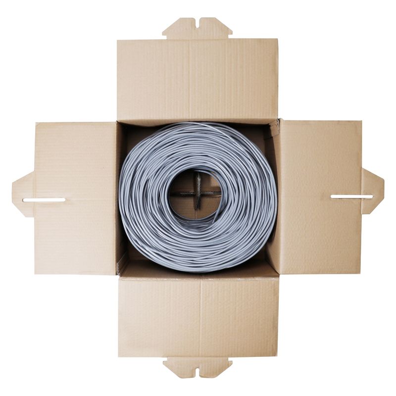 305m FTP Cat6 الملتوية الحبل شبكة LAN كابل إيثرنت شيلد FTP النحاس