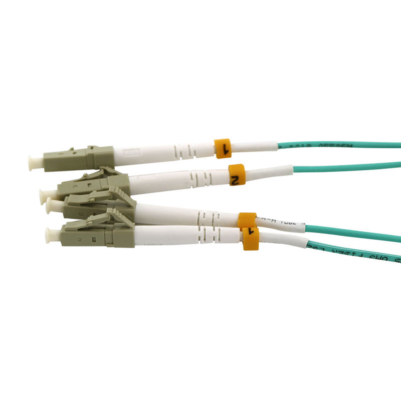 FTTH OM3 LC-LC-UPC 3 مم 1 متر الألياف البصرية التصحيح الحبل LSZH