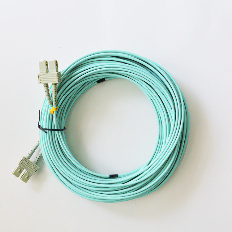 دوبلكس SC / UPC MM OM3 2.0mm / 3.0mm سلك تصحيح الألياف البصرية