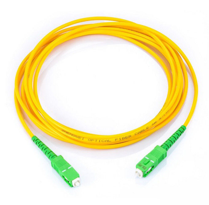 UPC / PC / APC SC LC ST FC أحادي الوضع متعدد الأوضاع Simplex Duplex SM MM 3 أمتار سلك تصحيح الألياف البصرية