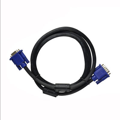 ذكر متحد المحور إلى ذكر 3 + 6 كابل VGA إلى VGA مع نوى الفريت
