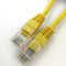 كابل UTP Cat5e Rj45 إلى RJ45 Network Ethernet Patch Cord أصفر