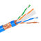 SFTP STP داخلي Cat6a Ethernet Lan Cable للاتصالات السلكية واللاسلكية