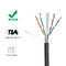 UTP Outdoor 22AWG 24AWG Ethernet Lan Cable مقاوم للأشعة فوق البنفسجية